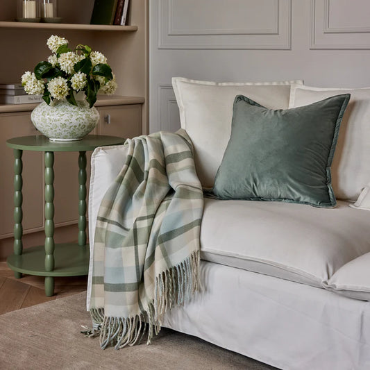 Kipling Green/Blue Throw