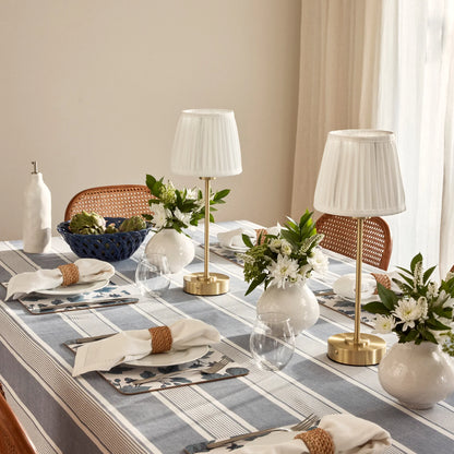 Avery Dark Blue Tablecloth