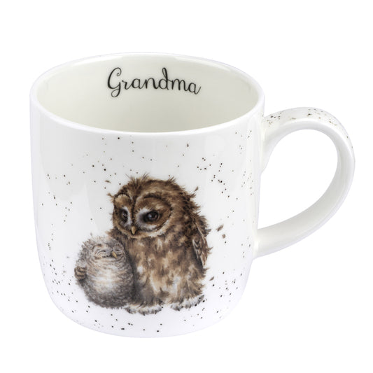 Royal Worcester Wrendale Grandma Owl Mug