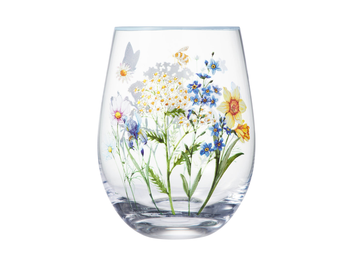Fluttering Meadow Stemless Glass Set 2