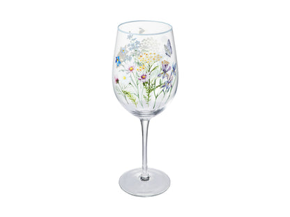 Fluttering Meadow Wine Glass Set 2