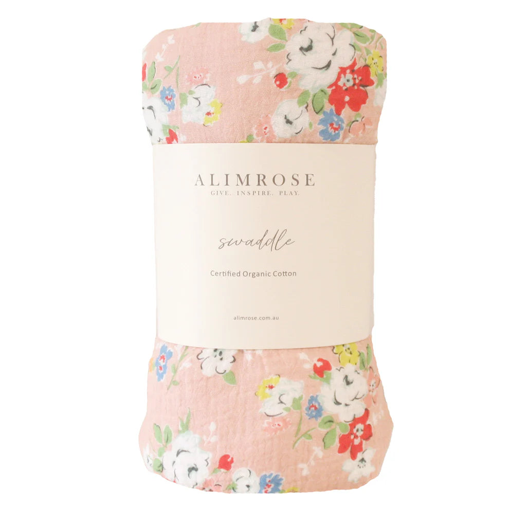 Muslin Swaddle | Vintage Rose