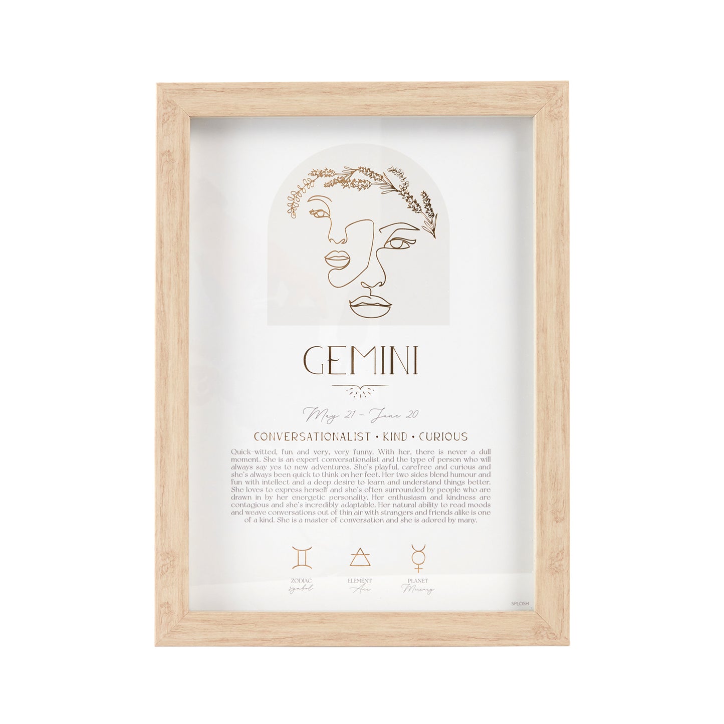 Gemini Framed Print