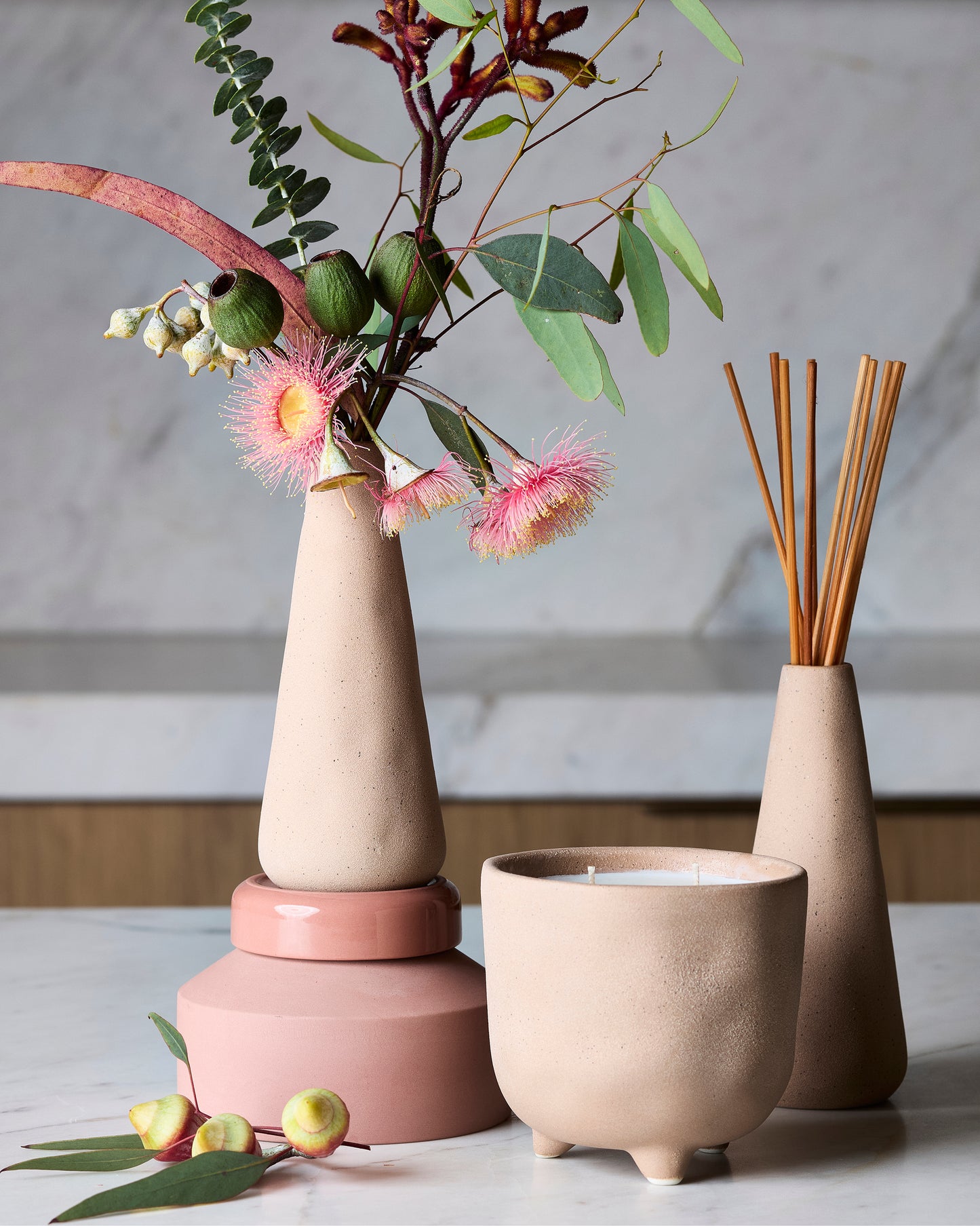 Candle - Flume Dusty Blush