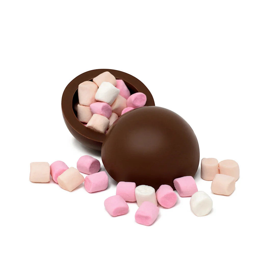 Hot Chocolate Milk Bombe with Mini Marshmallows 50g - Cococba