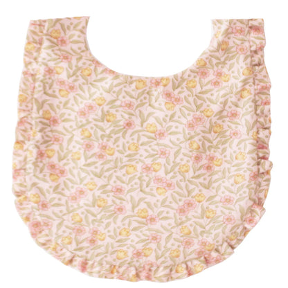 Ruffle Edge Bib | Blossom Lily Pink