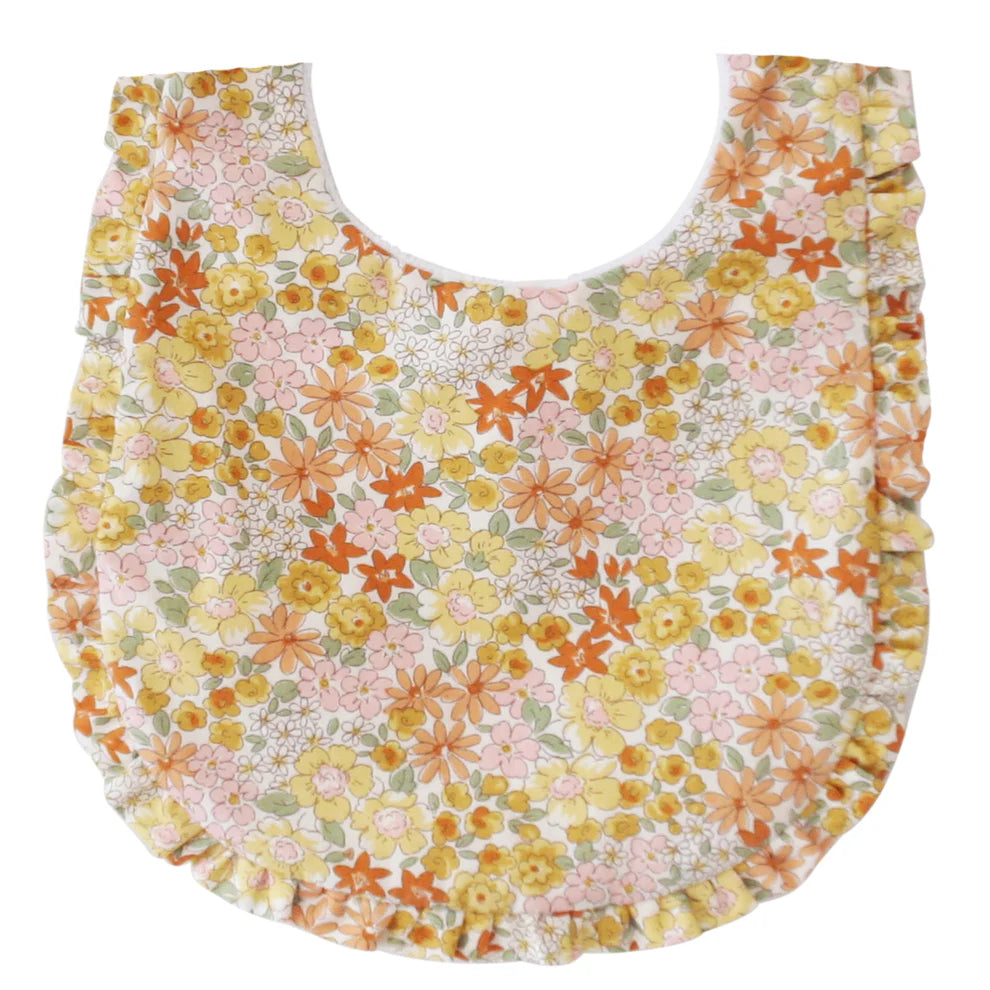 Ruffle Edge Bib | Sweet Marigold