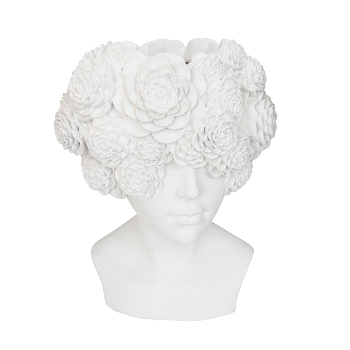 Elizabeth Flower Head Torso Vase