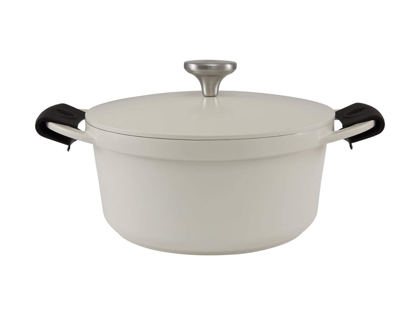 Cast Lite Non Stick Casserole 24cm | 4.2lt Ecru