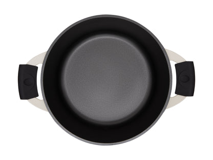Cast Lite Non Stick Casserole 28cm | 6.3lt Ecru