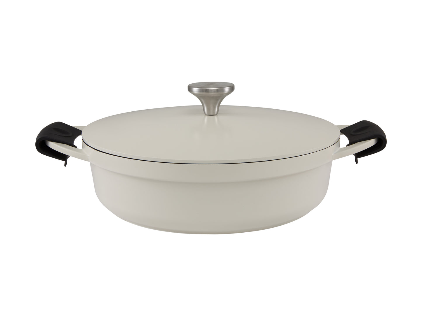 Cast Lite Non Stick Shallow Casserole 28cm | 4.0lt Ecru