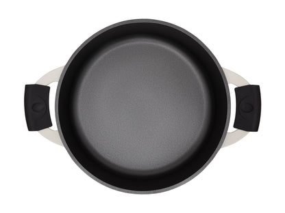 Cast Lite Non Stick Shallow Casserole 28cm | 4.0lt Ecru