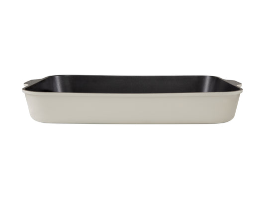 Cast Lite Non Stick Roaster38x28.4x5.5cm Ecru
