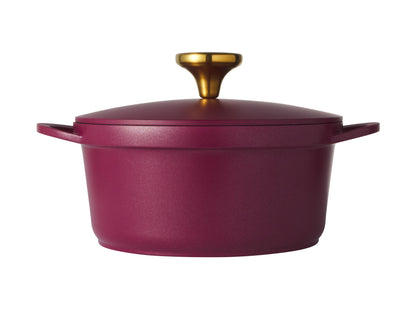 Cast Lite Non Stick Casserole 20cm | 2.4lt Cherry
