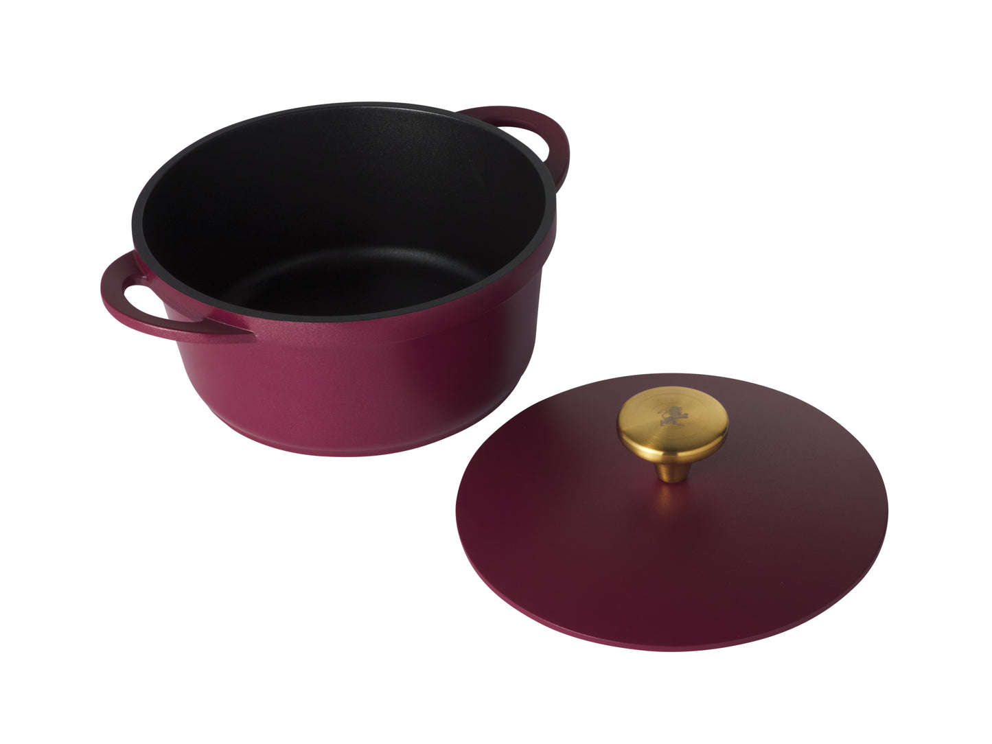 Cast Lite Non Stick Casserole 20cm | 2.4lt Cherry