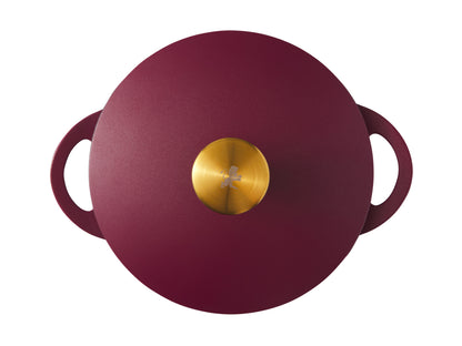 Cast Lite Non Stick Casserole 20cm | 2.4lt Cherry