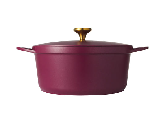 Cast Lite Non Stick Casserole 28cm | 6.3lt Cherry