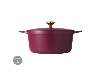 Cast Lite Non Stick Casserole 28cm | 6.3lt Cherry