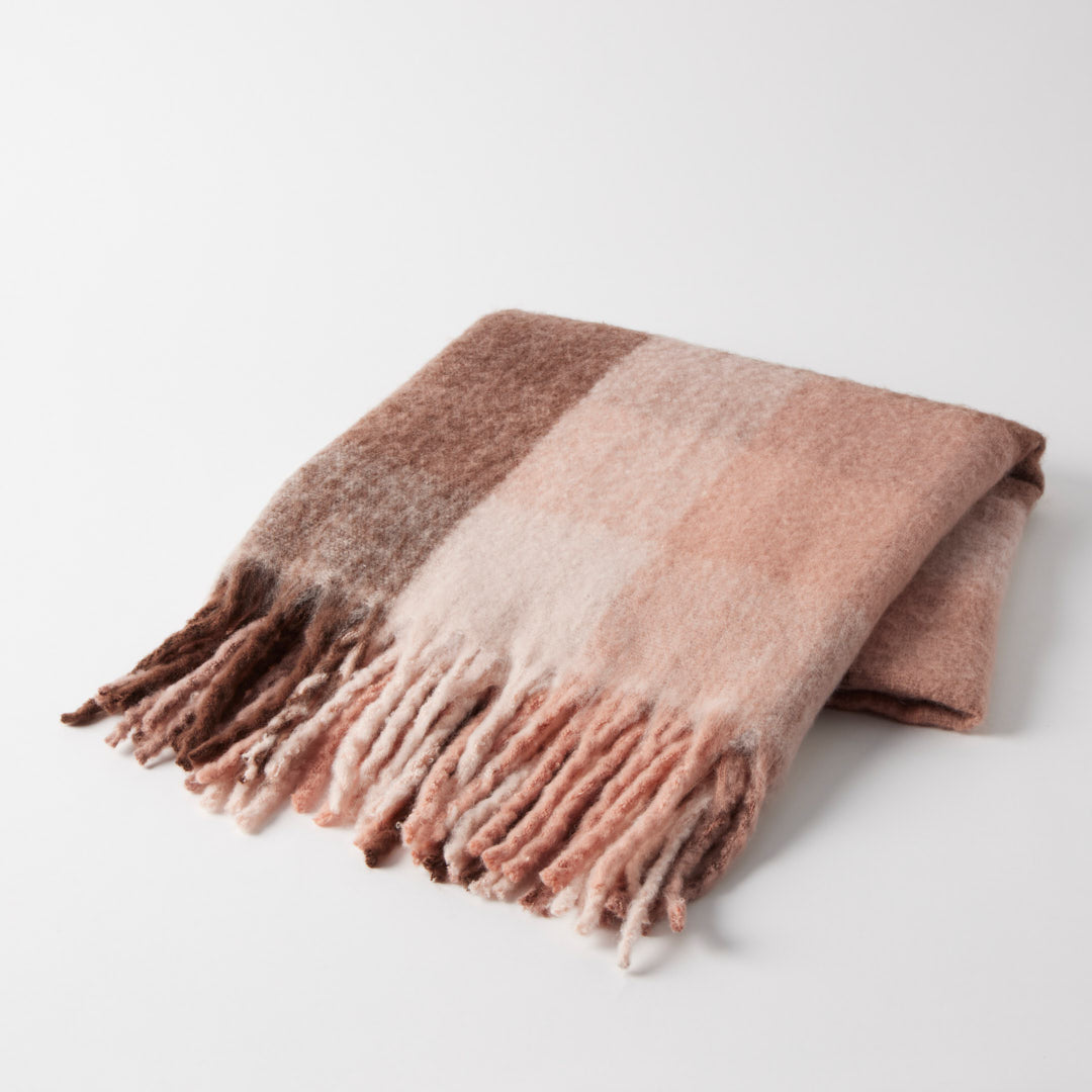 Rossi Pink Throw