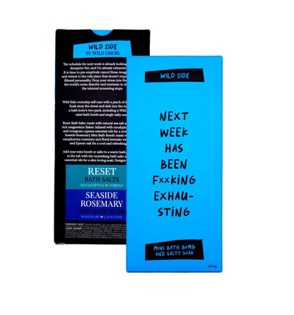 Nest Week Has Been F**king Exhausting - Mini Bath Bomb & Salty Soak