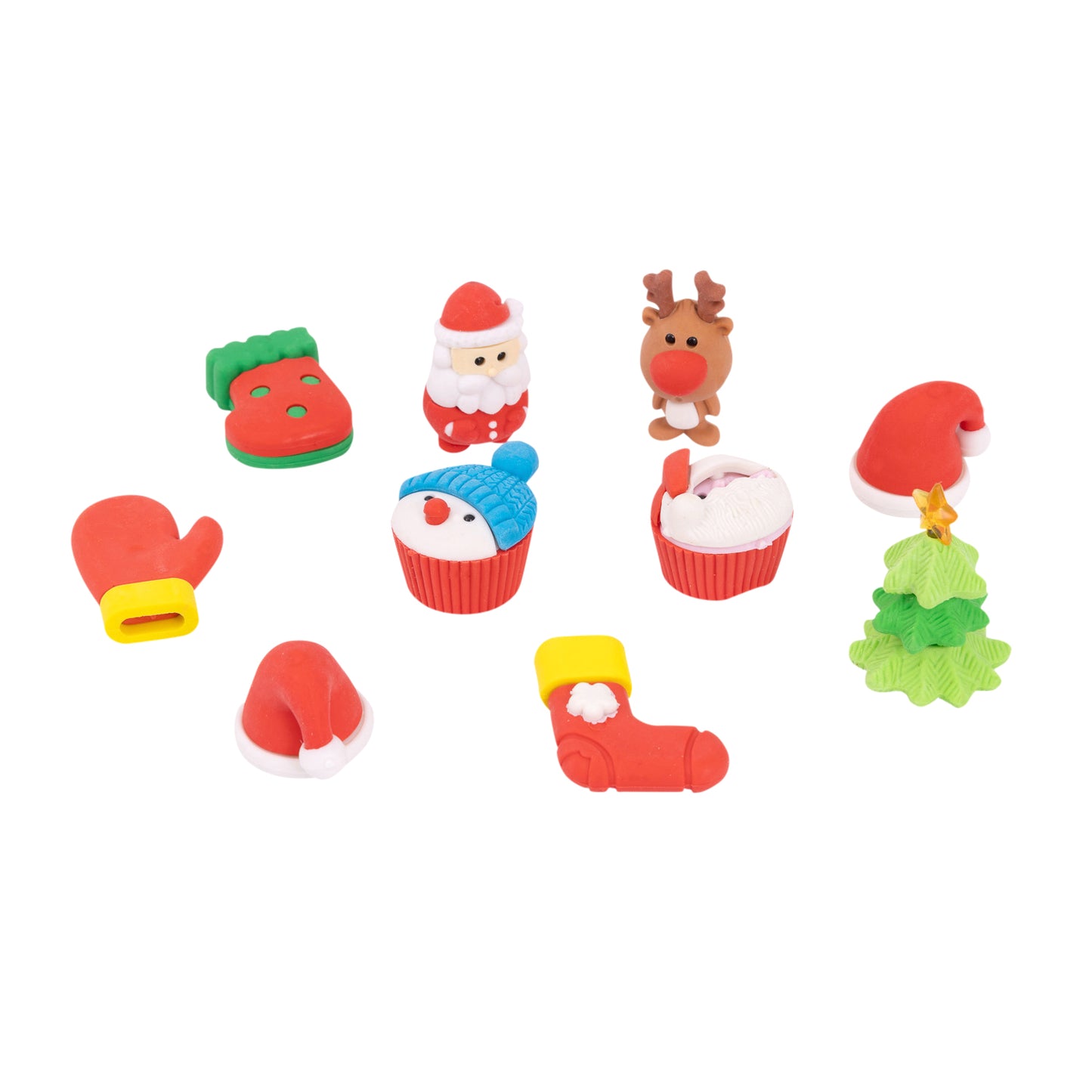 Christmas Erasers | Out of the Blue