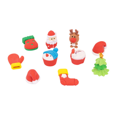 Christmas Erasers | Out of the Blue