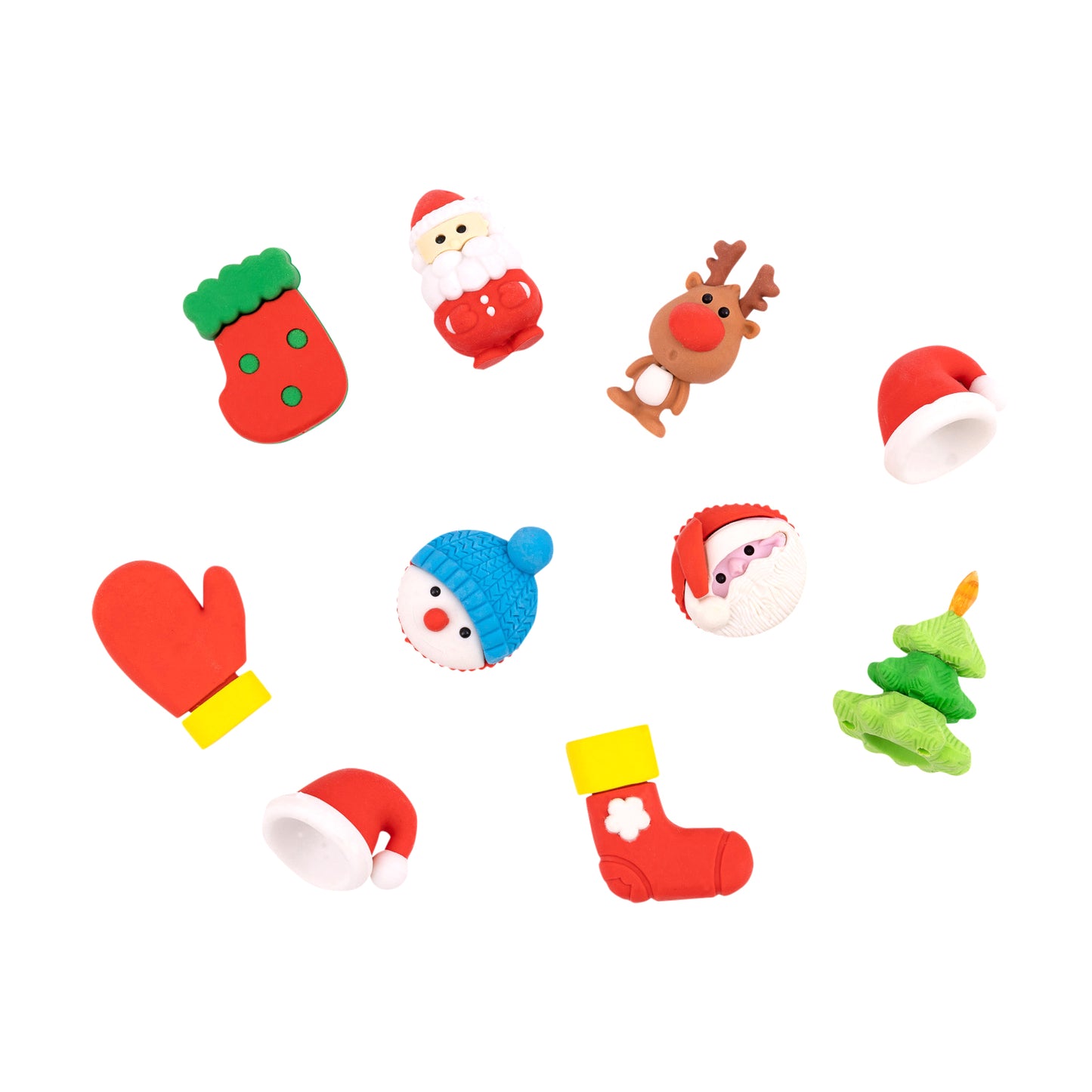 Christmas Erasers | Out of the Blue