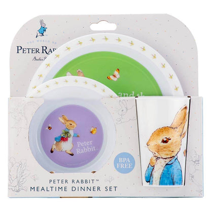 Petter Rabbit 3pc Dinner Set