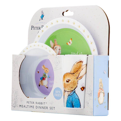 Petter Rabbit 3pc Dinner Set