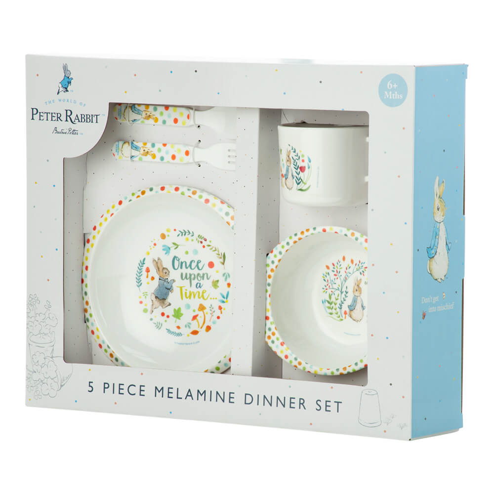 Classic Petter Rabbit 5pc Dinner Set