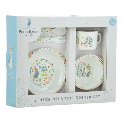 Classic Petter Rabbit 5pc Dinner Set
