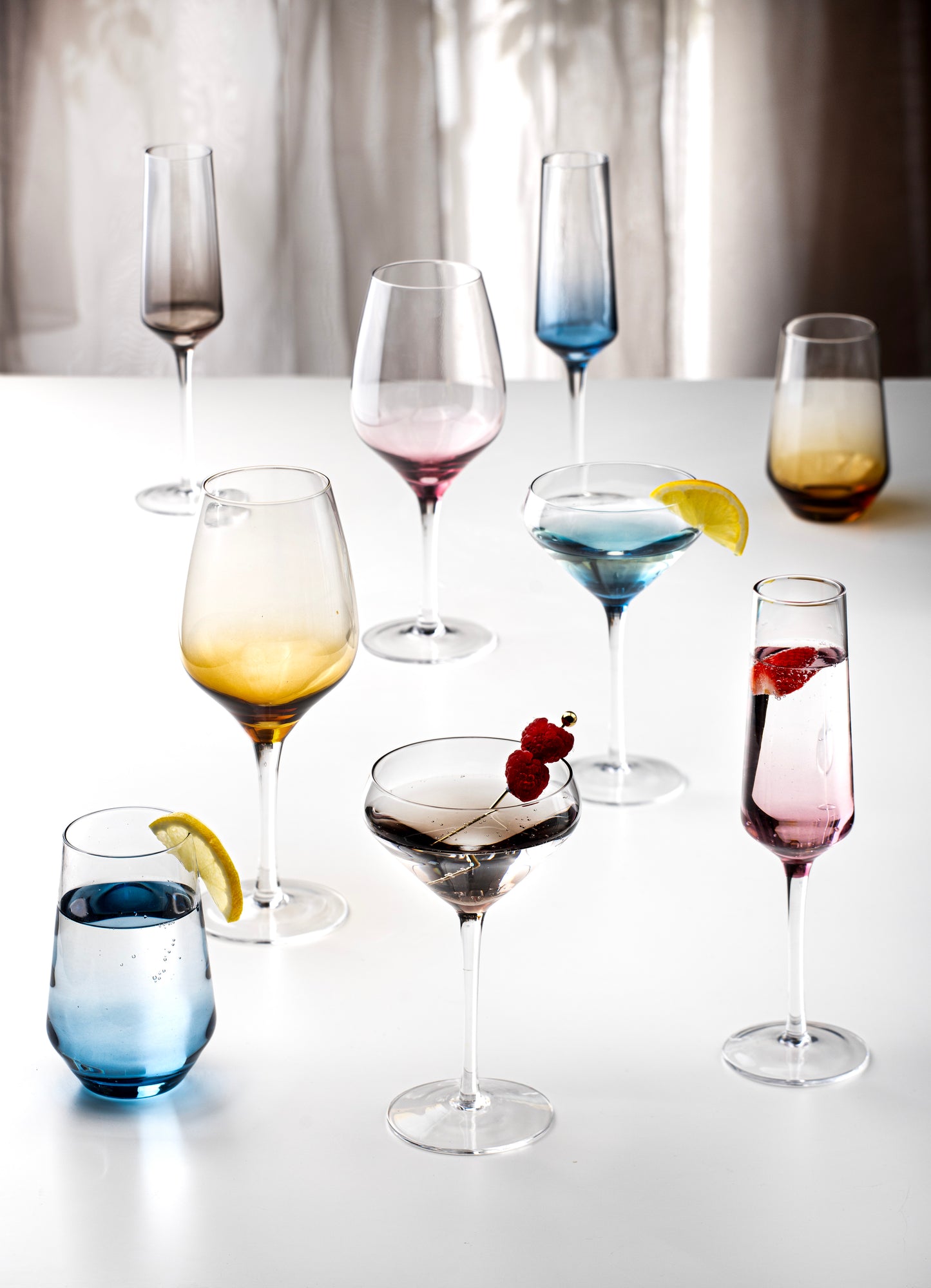 Prism Wine Glasses | Amber