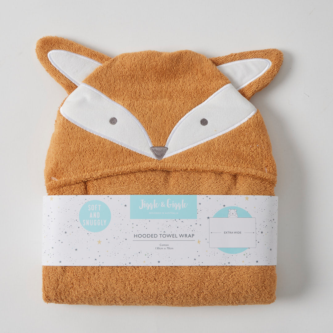 Hooded Baby Towel - Felix Fox
