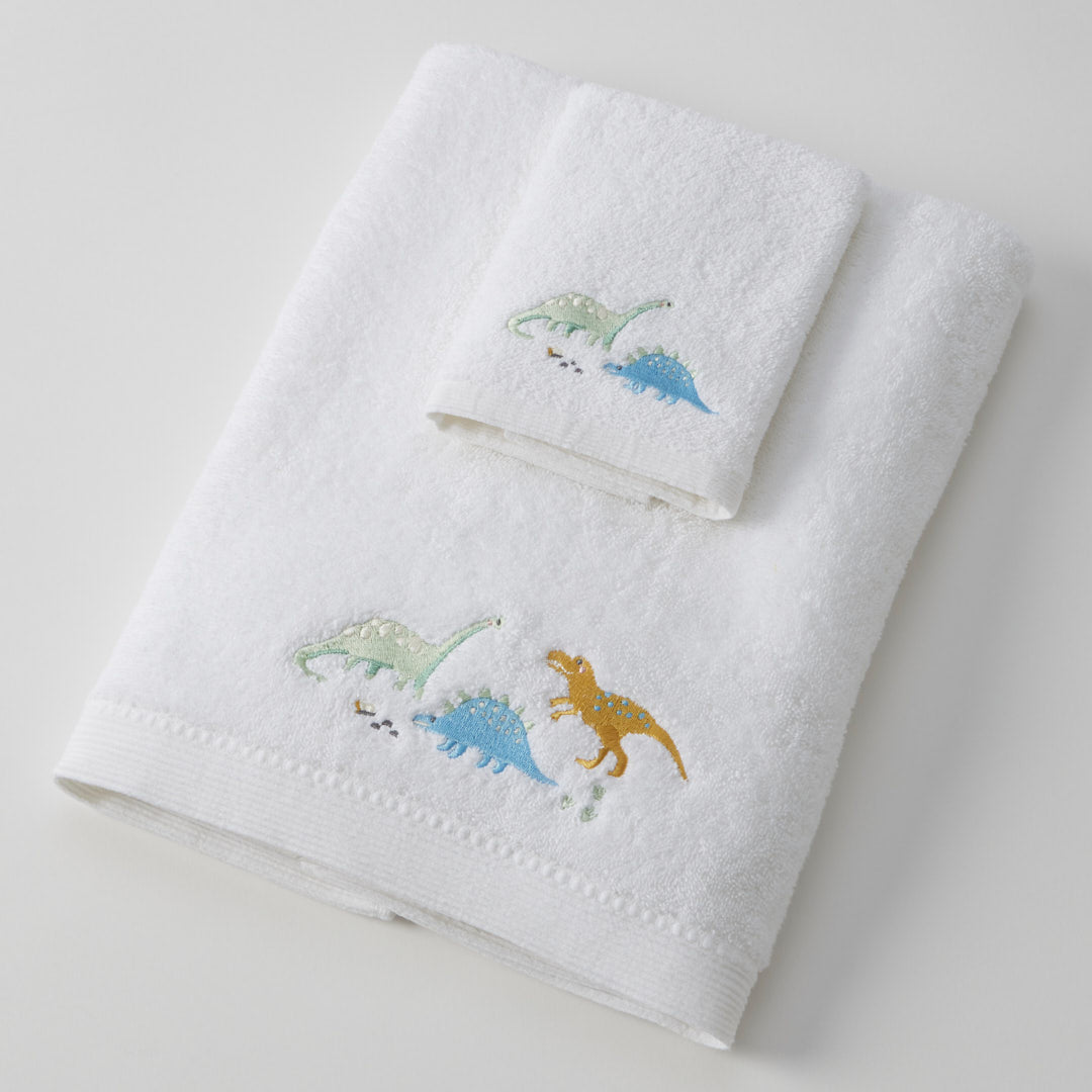 Baby Towel & Washer Set - Dallying Dinosaur