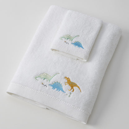 Baby Towel & Washer Set - Dallying Dinosaur