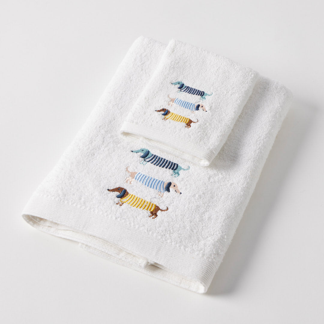 Baby Towel & Washer Set -  Dachshund