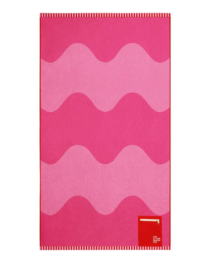Premium Cotton Beach Towel | Raspberry Jelly