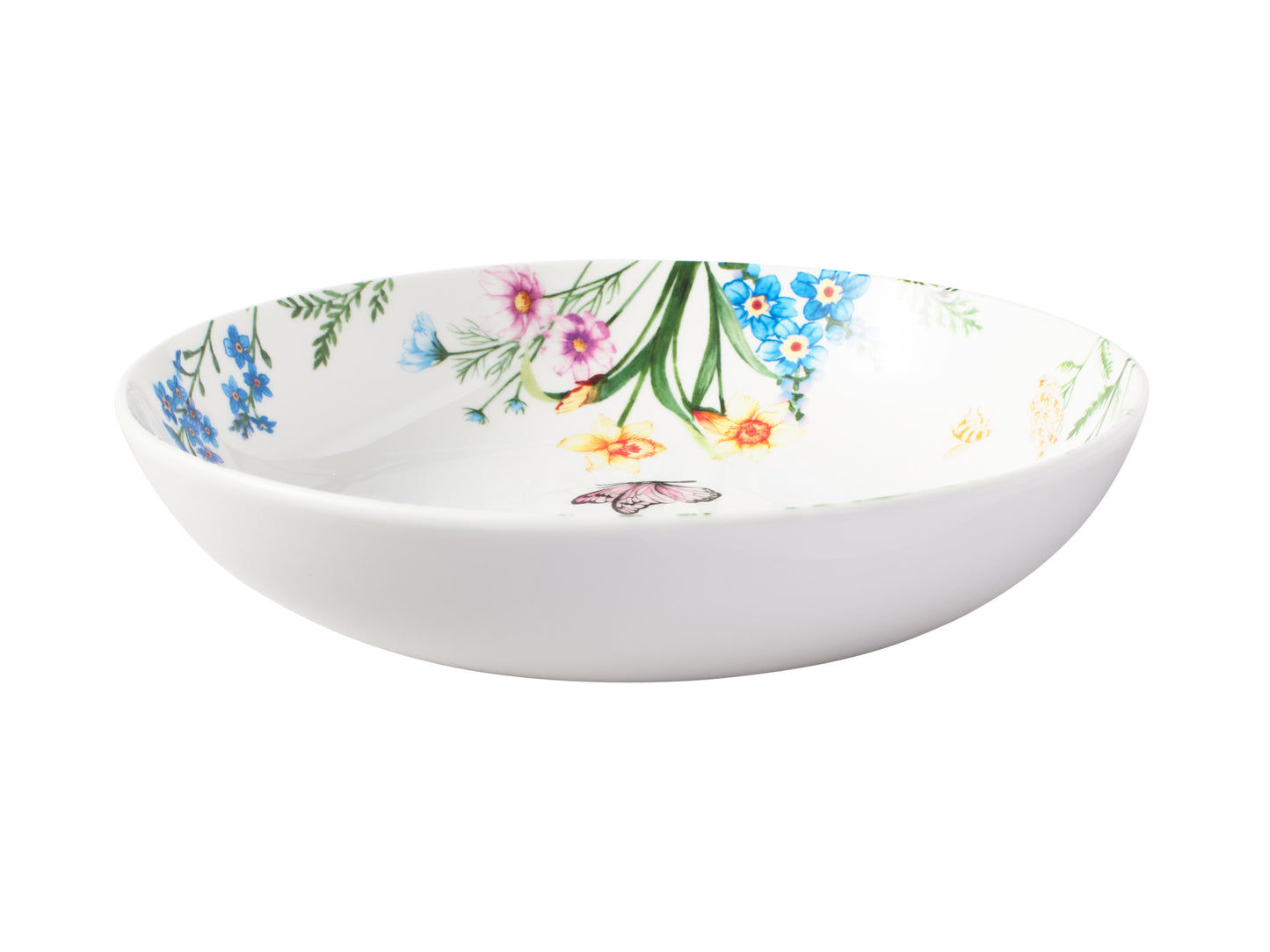 Fluttering Meadow Coupe Shallow Bowl