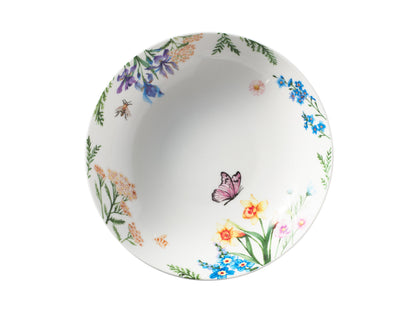 Fluttering Meadow Coupe Shallow Bowl