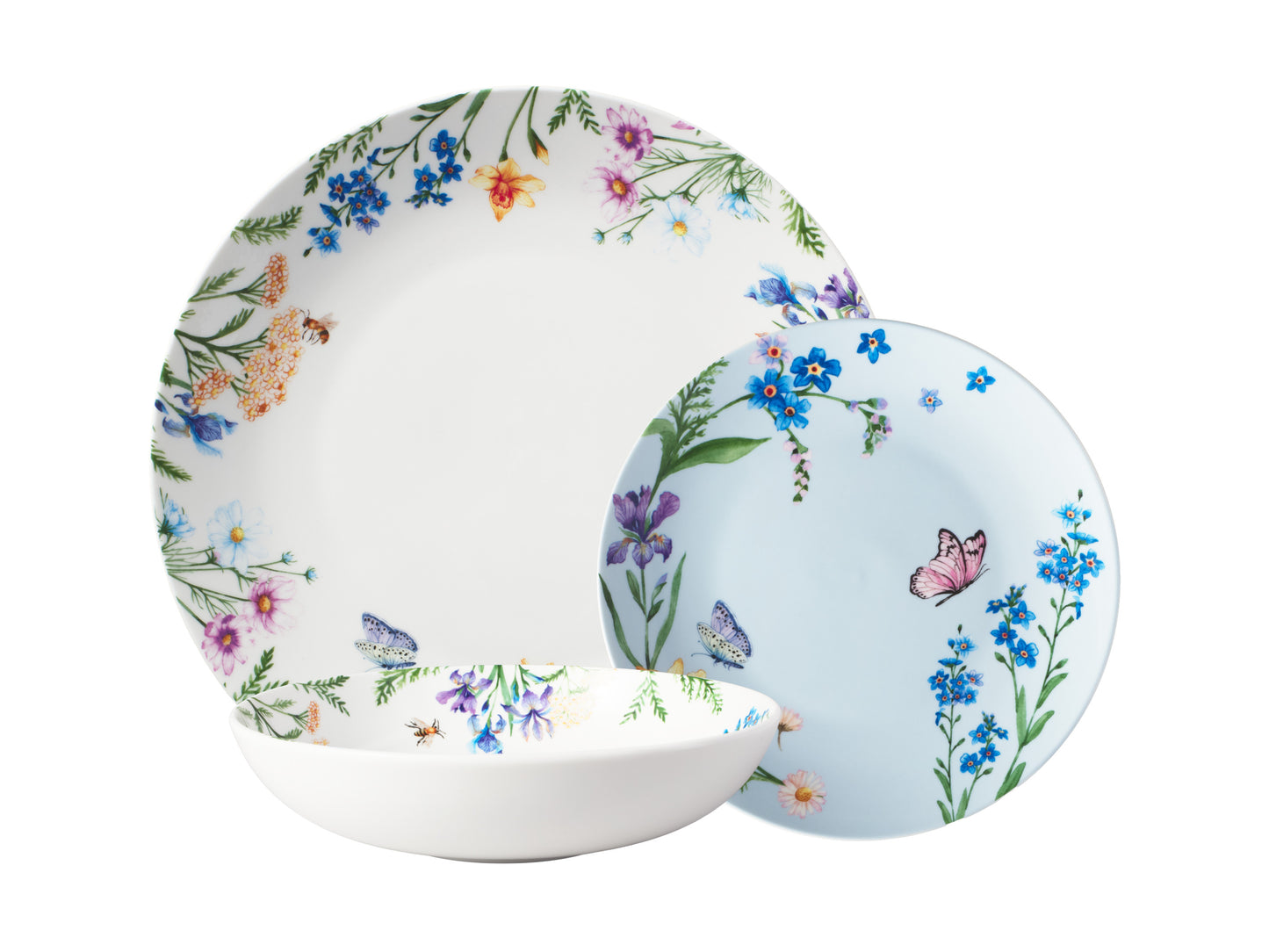 Fluttering Meadow Coupe 12pce Dinnerset