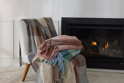 Rossi Brown Throw