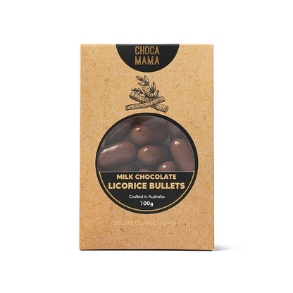 Milk Licorice Bullets 100g