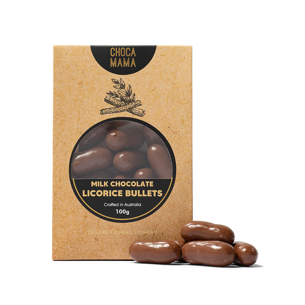 Milk Licorice Bullets 100g