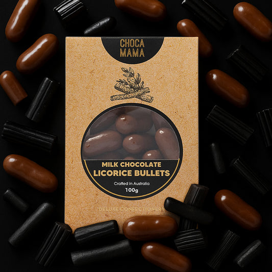 Milk Licorice Bullets 100g