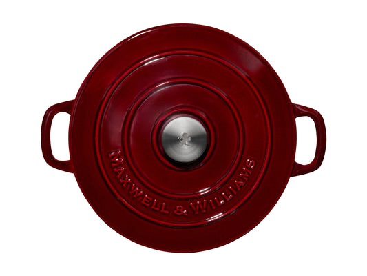 Cast Iron Braiser 27cm/3.3lt Merlot