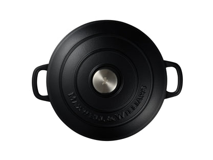 Cast Iron Braiser 27cm/3.3lt Black