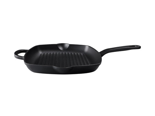 Cast Iron Grill Pan | 26cm Black