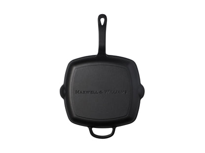 Cast Iron Grill Pan | 26cm Black