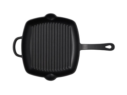 Cast Iron Grill Pan | 26cm Black