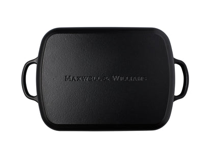Cast Iron Roaster | 34x26cm/5.0lt Black